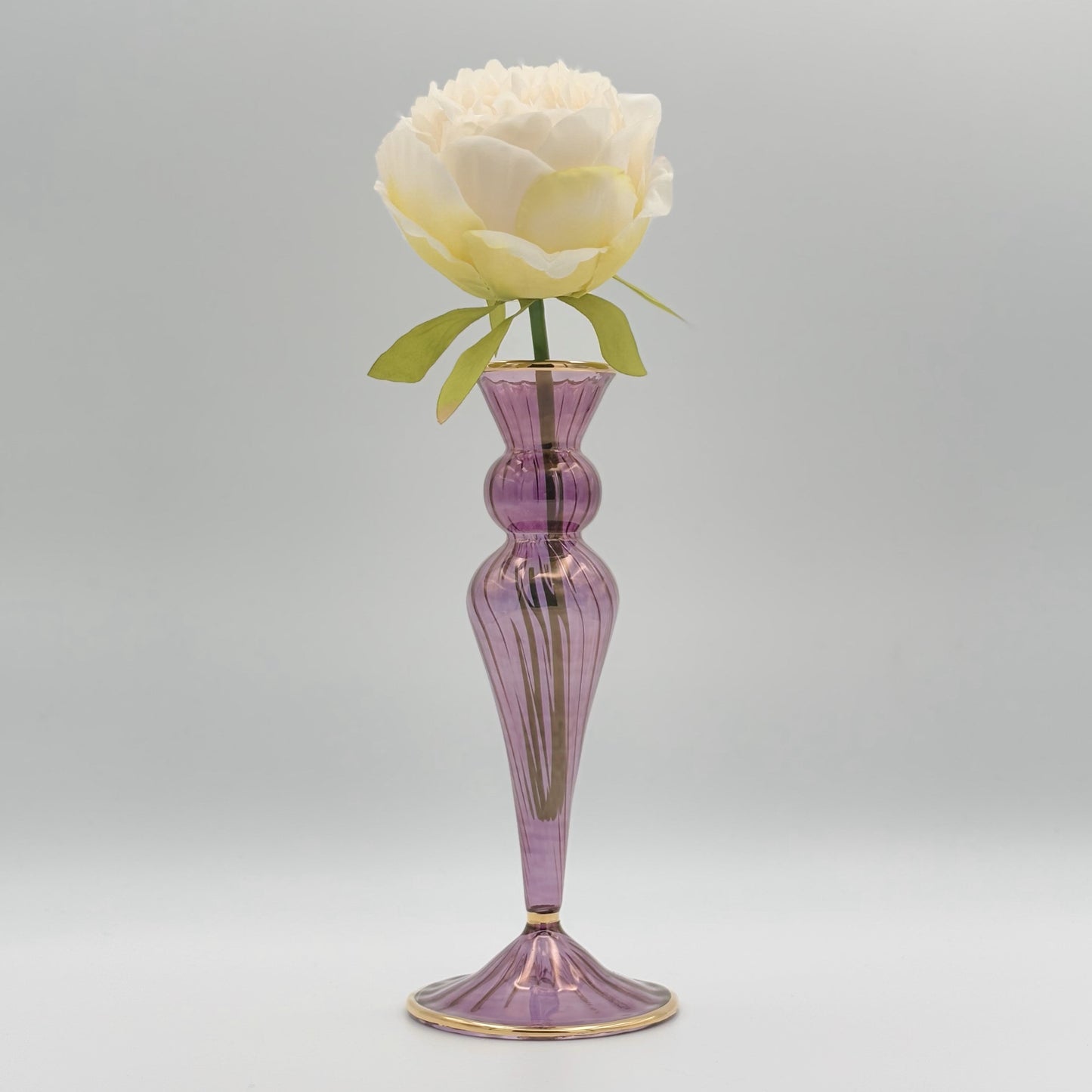 Blown Glass Vase - Cleopatra Magenta