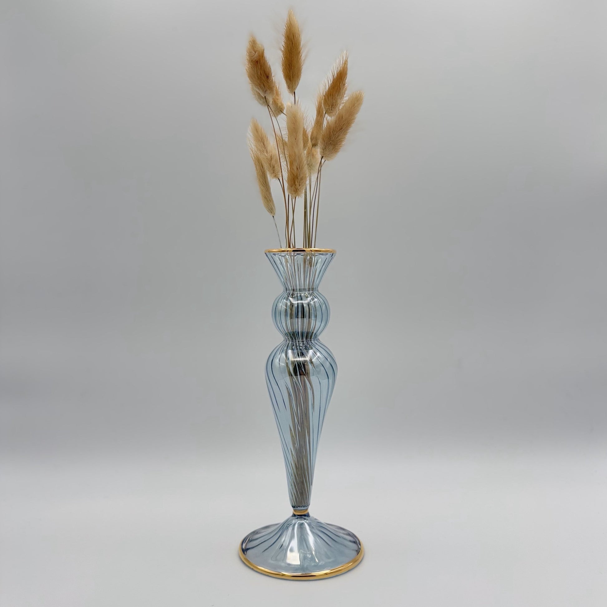 Blown Glass Vase - Cleopatra Teal