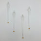 Blown Glass Icicle Ornament - Set of 2