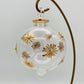 Blown Glass Ornament - Starry Sky Gold