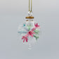 Blown Glass Small Ornament - Blossoms Pastels