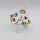 Blown Glass Small Ornament - Spring Flowers