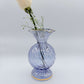 Blown Glass Vase - Blooming Light Blue