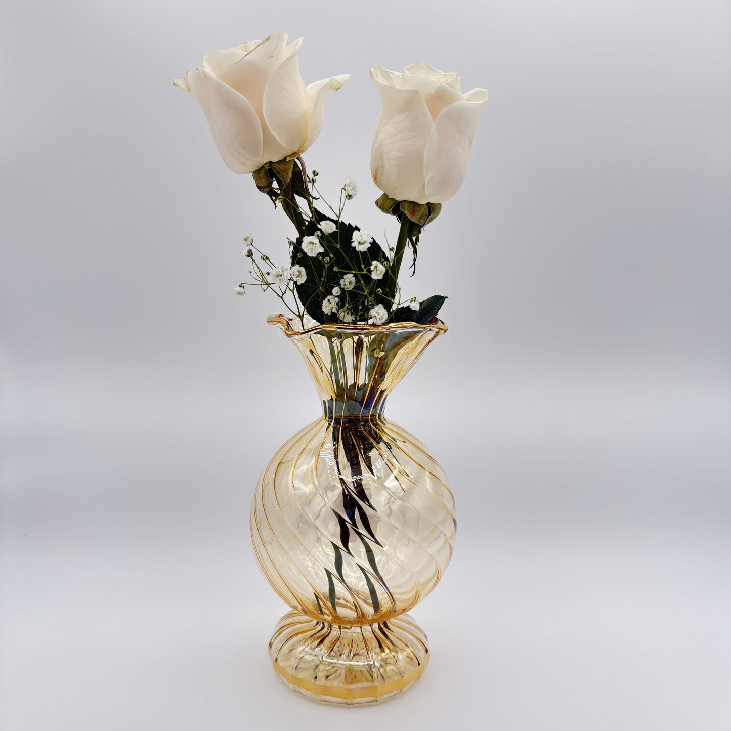 Blown Glass Vase - Blooming Yellow