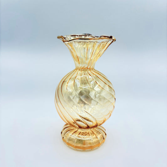 Blown Glass Vase - Blooming Yellow