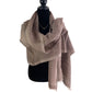 Handwoven Linen Scarf - Brown