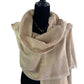 Handwoven Linen Scarf - Sahara Sand