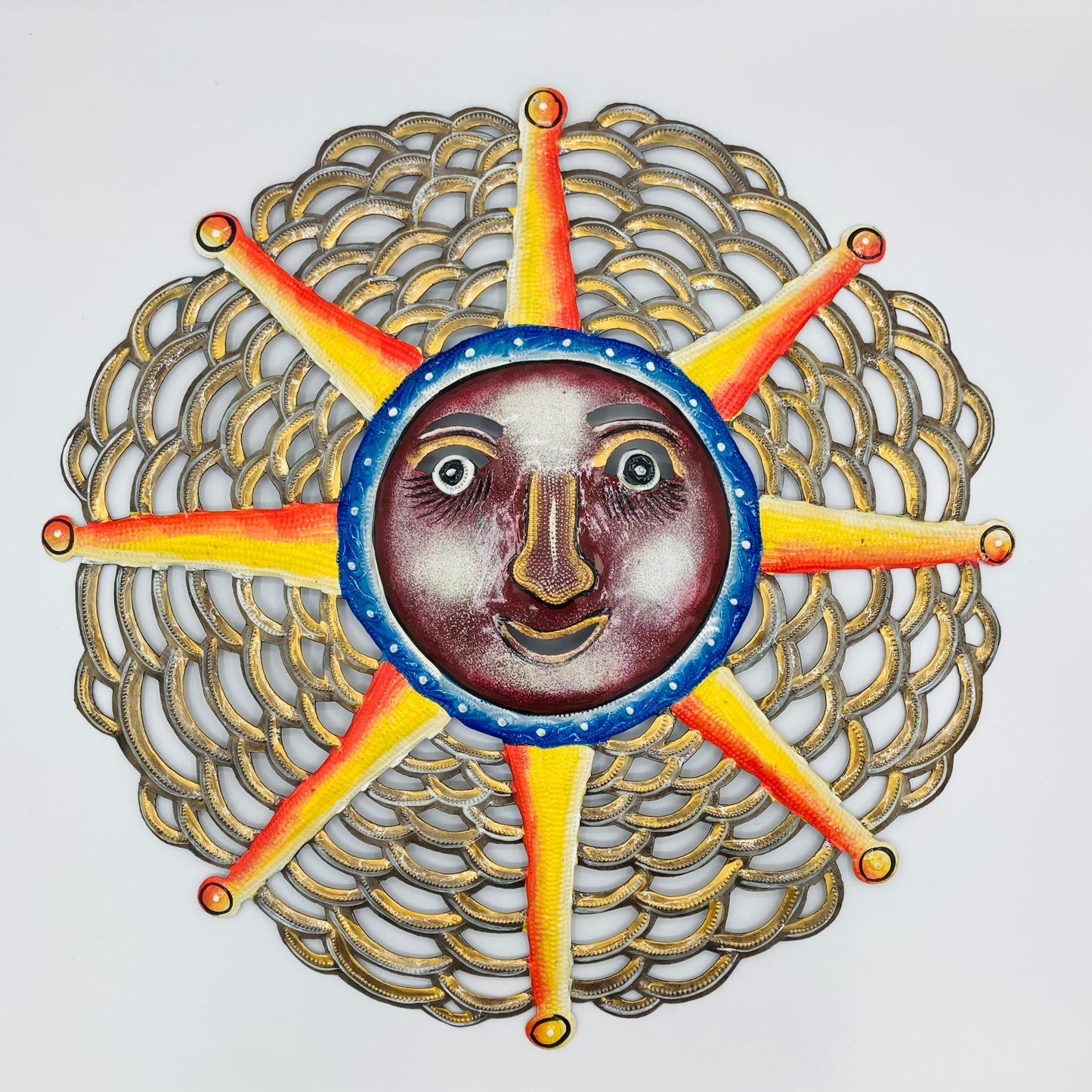 Metal Sun Wall Art