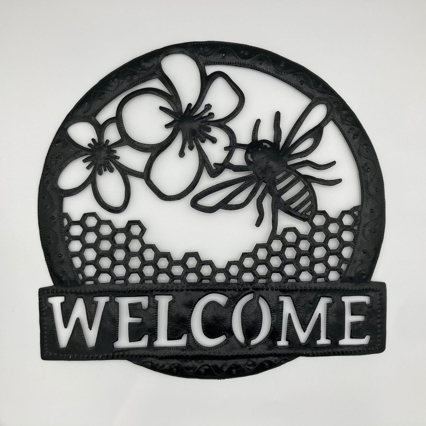 Metal Wall Décor Welcome Door Sign