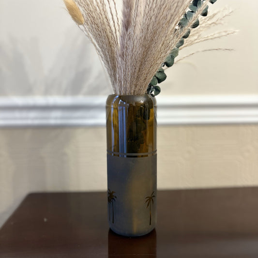 Upcycled Glass Siwa Palms Vase