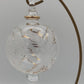 Blown Glass Ornament - Victorian Style Floral Gold