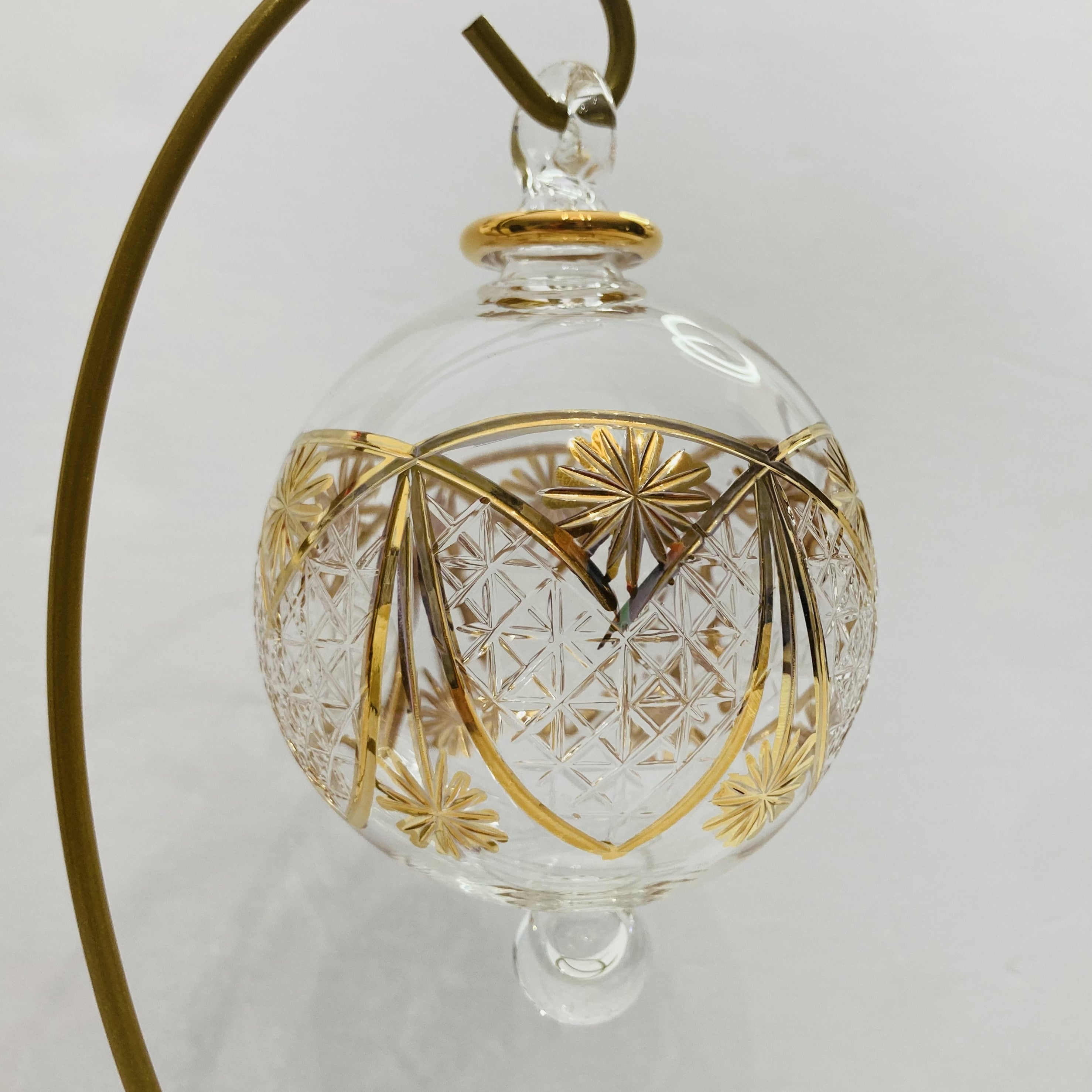 Blown Glass Ornament - Polaris Gold – Dandarah