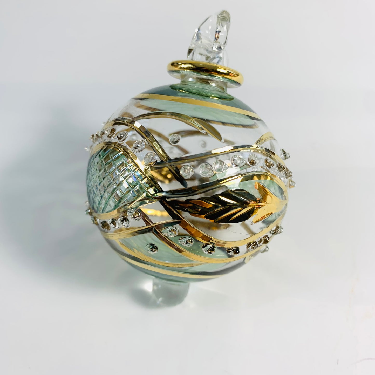 Blown Glass Small Ornament - Garland