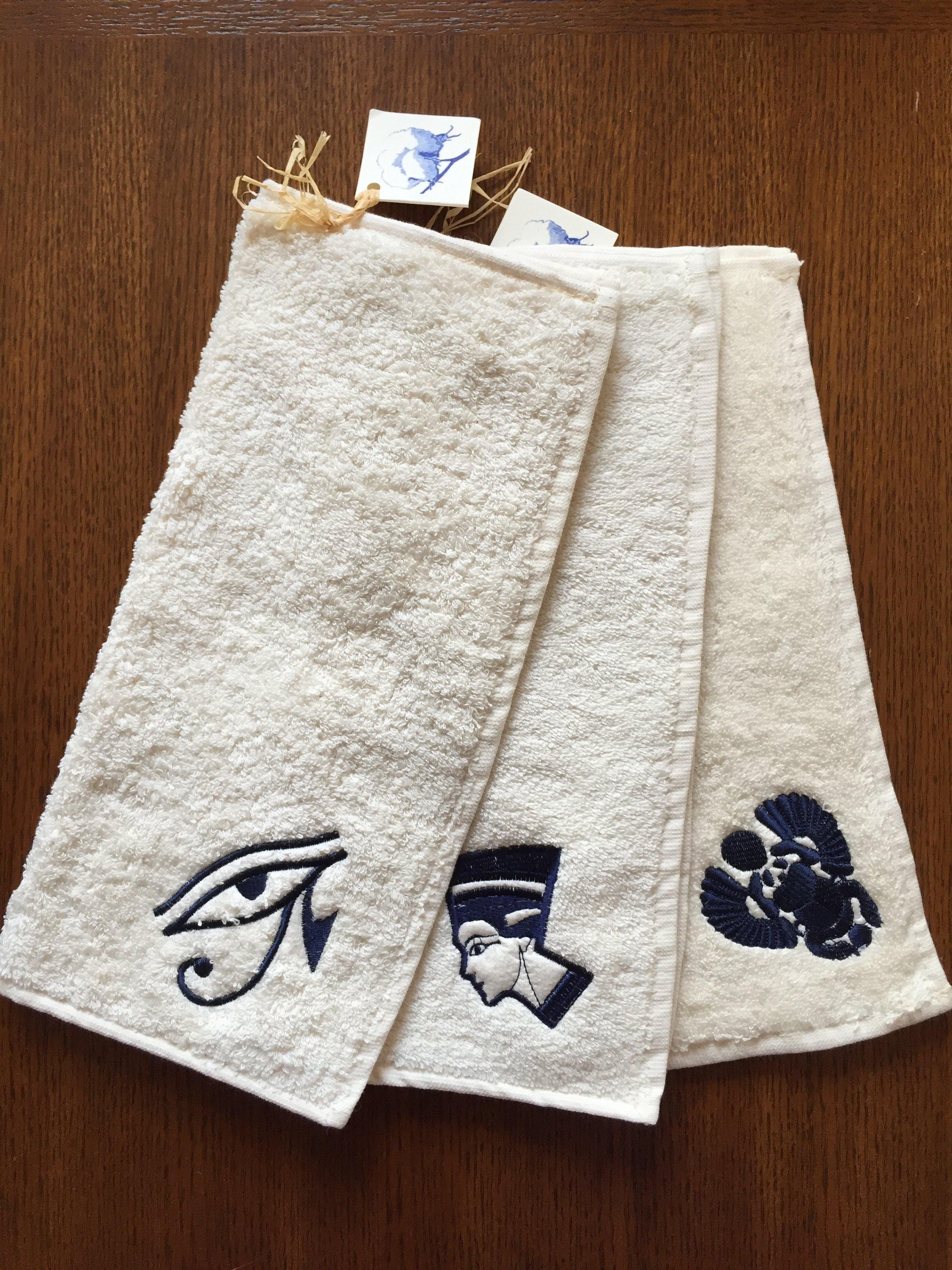 Egyptian Cotton Hand Towel Nefertiti